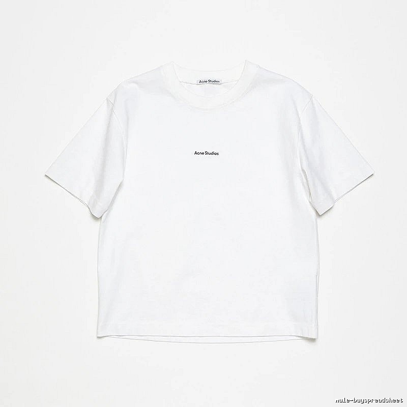 Acne Studios 2090-80 White Style Ac908042 Stockholm Logo T-Shirt Statement Graphic