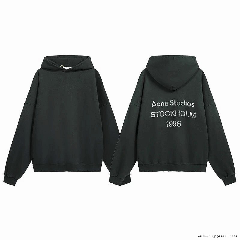 Acne Studios Classic Stockholm hoodie Dark Acne Studios for Daily Styling