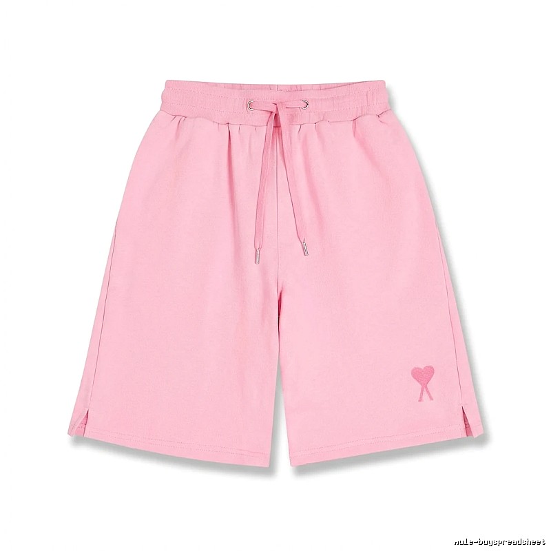 AMI pink shorts in a cute and casual style