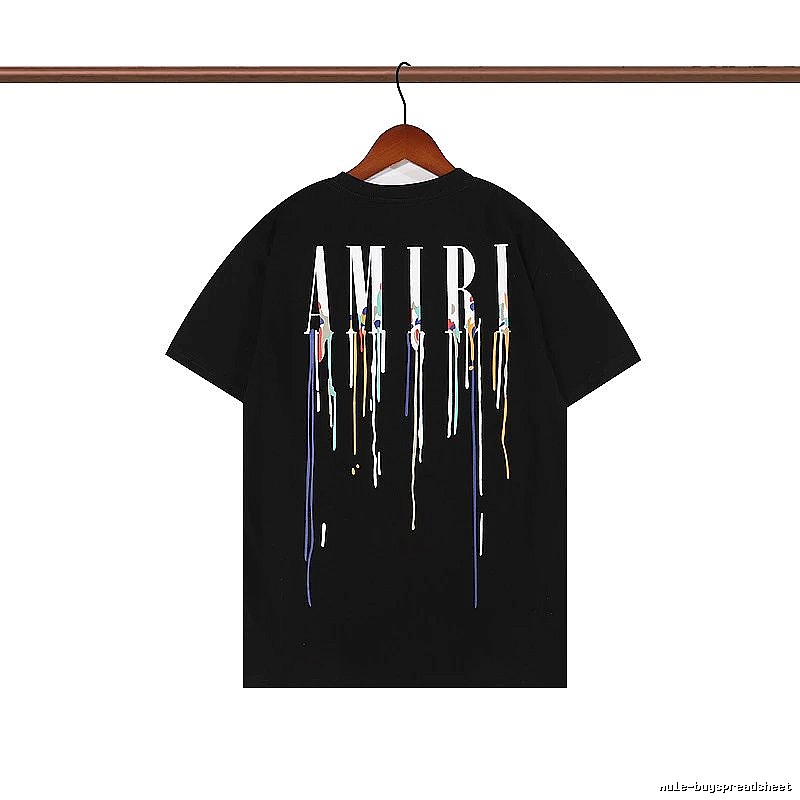 Amiri Compact Graphic T-shirt White Blue Amiri for Smart Casual Looks