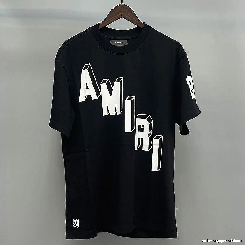 Amiri White Black Records Graphic T-Shirt Smart Casual