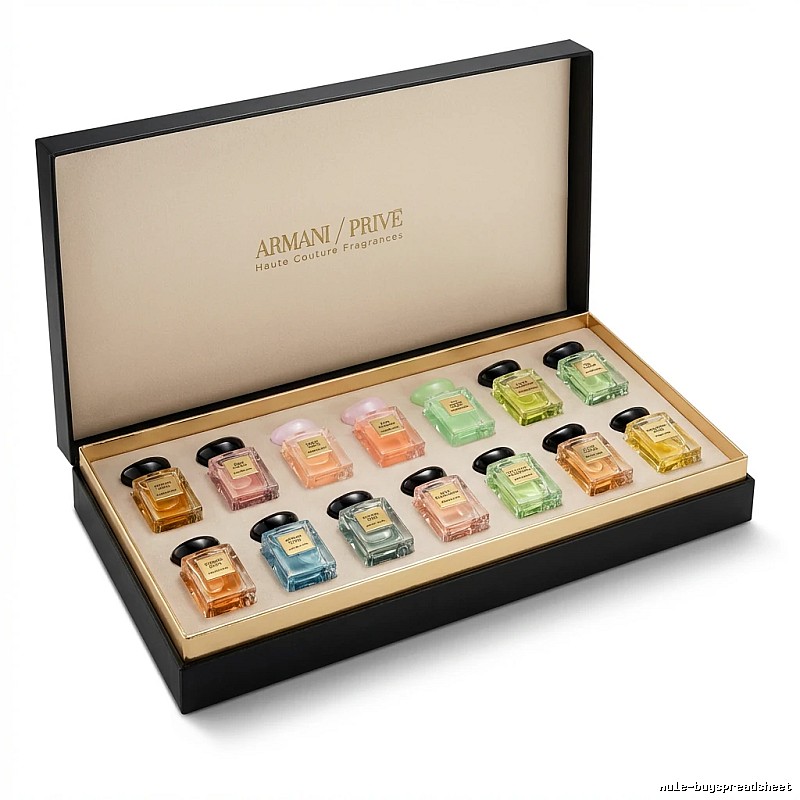 Armani Haute Couture Colorful Perfume Gift Box