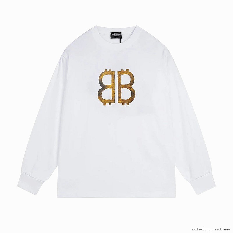 Balenciaga BB Print White T-shirt