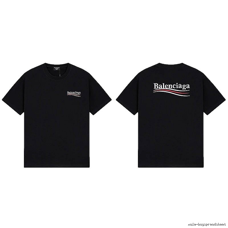 Balenciaga simple black short-sleeve