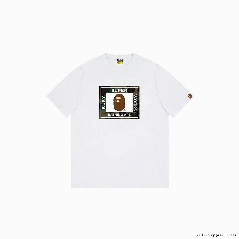 Bape Ape Head Camouflage Style Short-sleeve Shirt