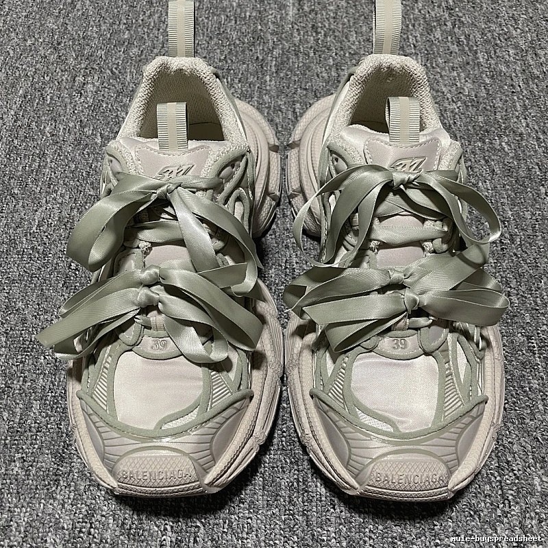 Beige Runner Sneaker by Balenciaga with Beige Layered Runner