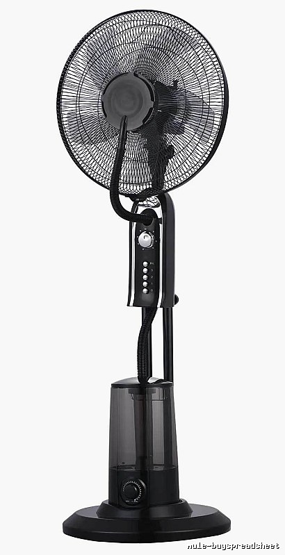 Bladeless Pedestal Cooling Fan For Room Airflow 18-inch Mechanical Control eu Plug
