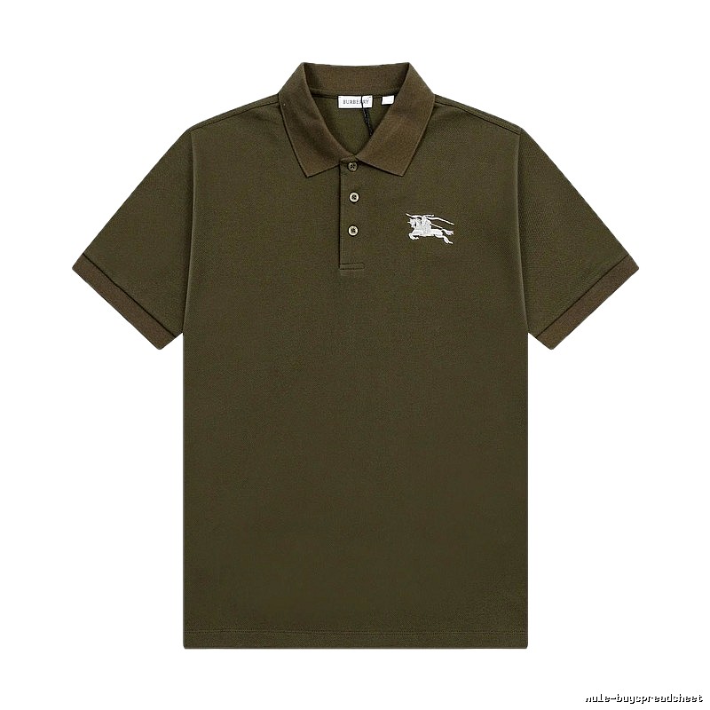 Burberry's retro-style polo shirt with the knight logo