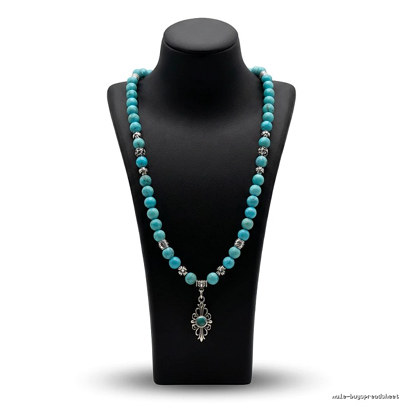 Chrome Hearts Turquoise Vintage Necklace