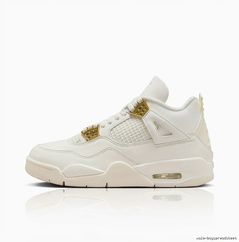 Cool Style White Jordan 4 Sneakers