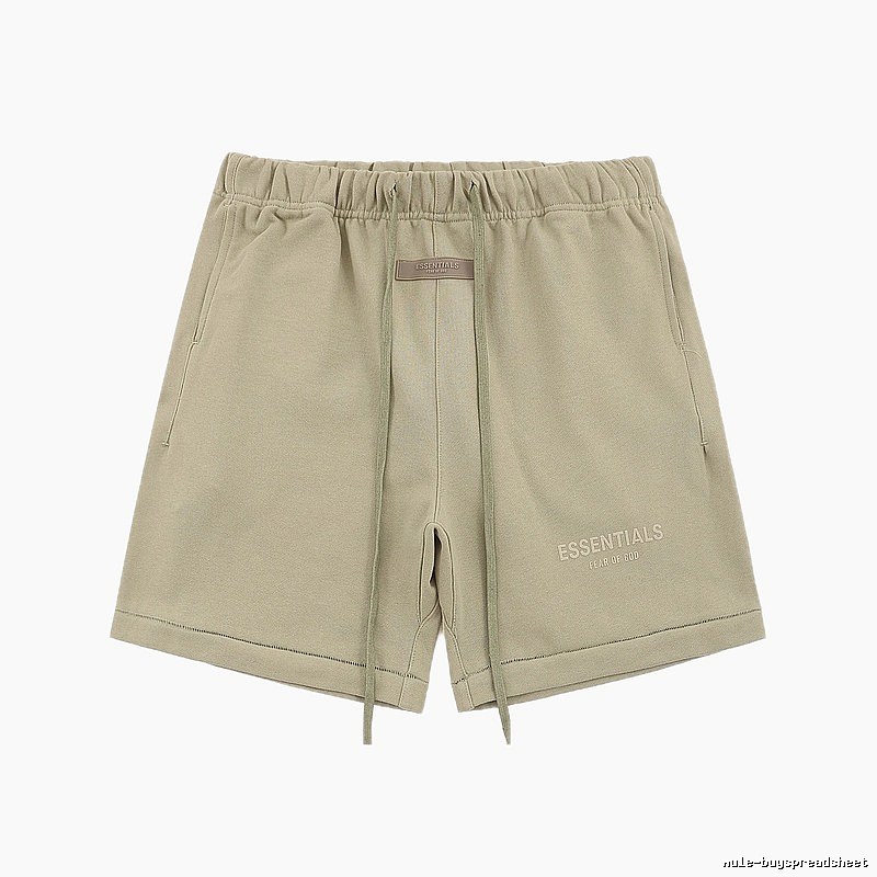 ESSENTIALS Basic Khaki Shorts