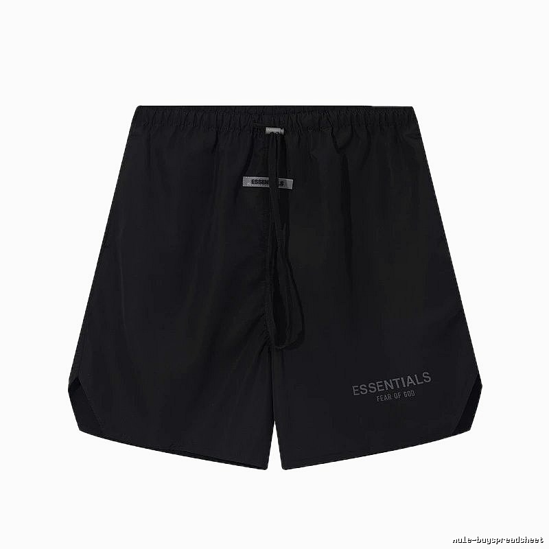 ESSENTIALS minimalist style black shorts