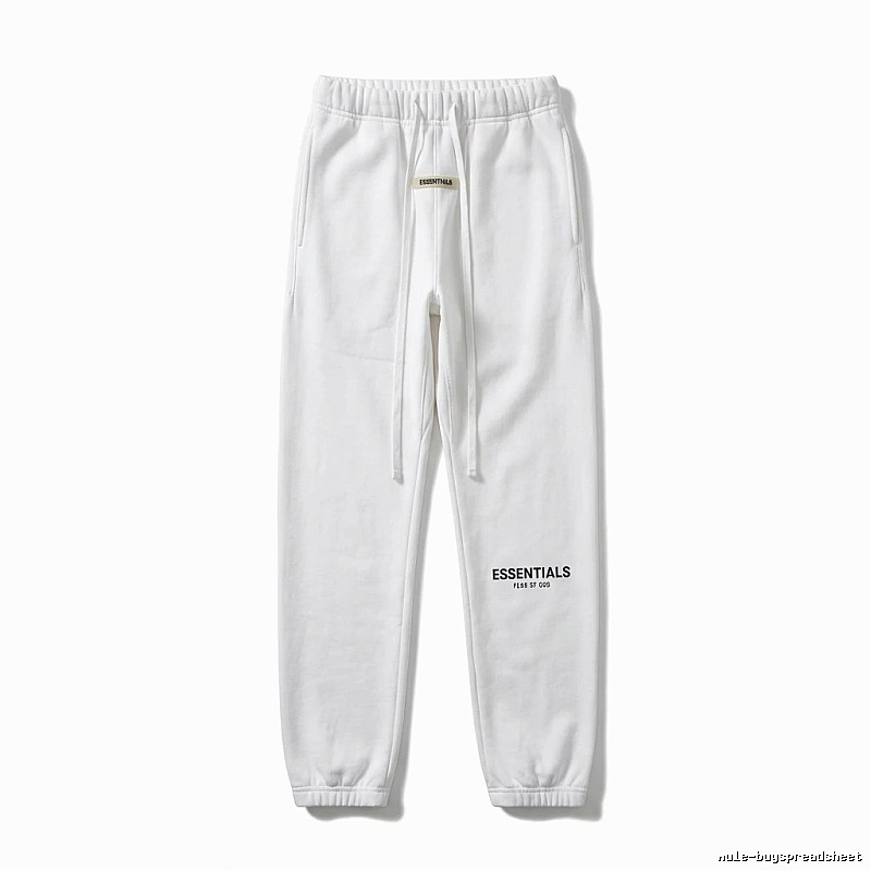 ESSENTIALS Simple Style White Sweatpants