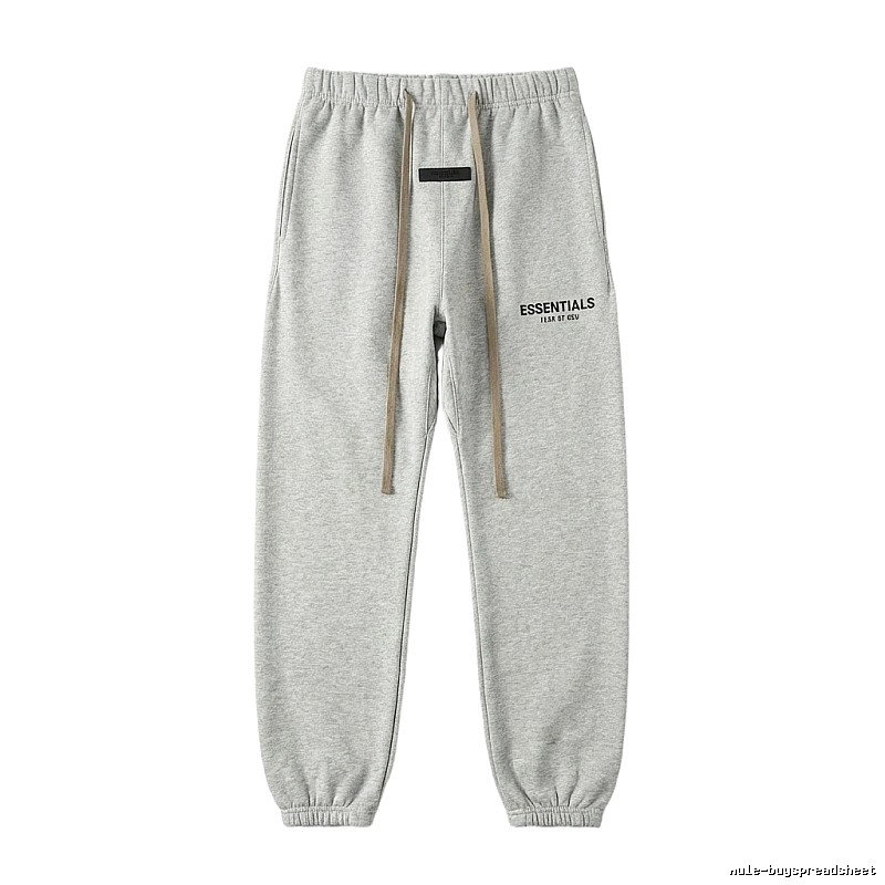 ESSENTIALS Trendy Brand Light Gray Sweatpants