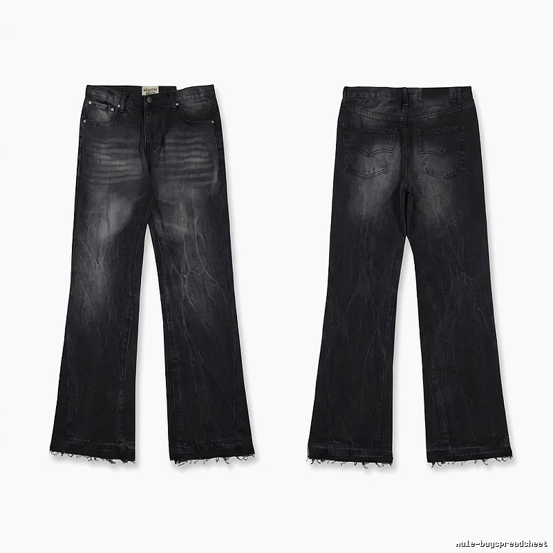 Gallery Dept. Distressed Black Jeans