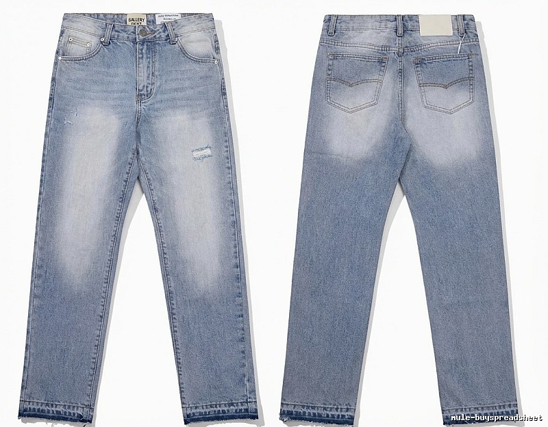 Gallery Dept. distressed light blue jeans