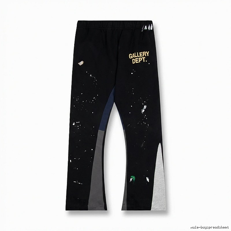 Gallery Dept Graffiti Style Black Trousers