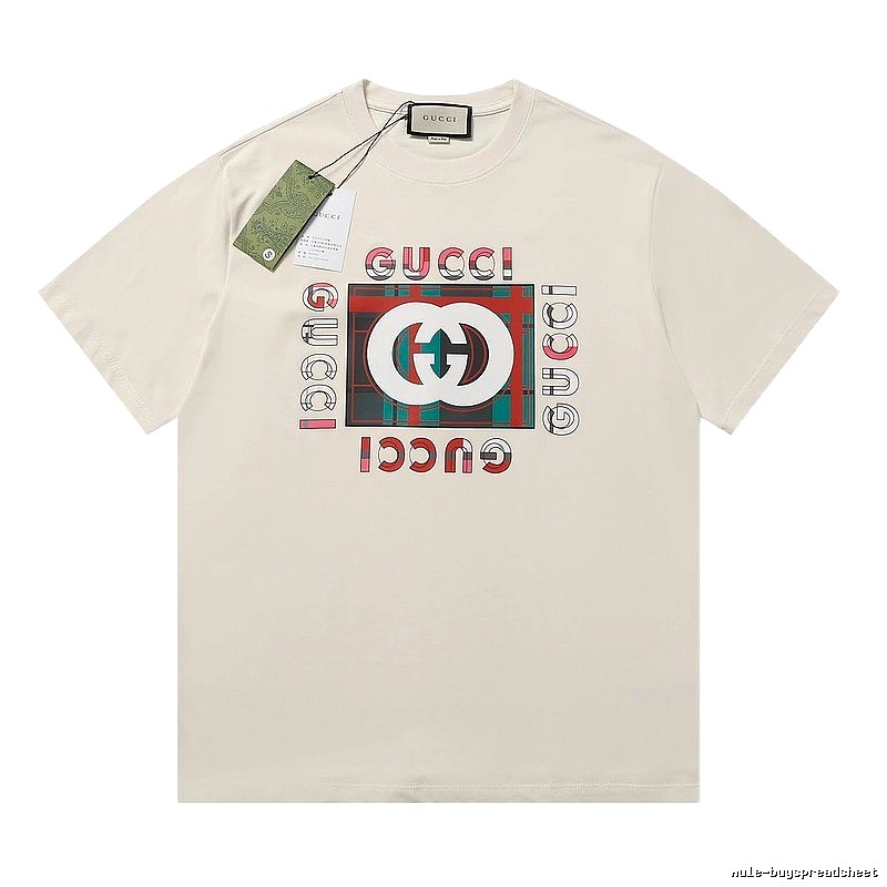 Gucci printed fashion white T-shirt