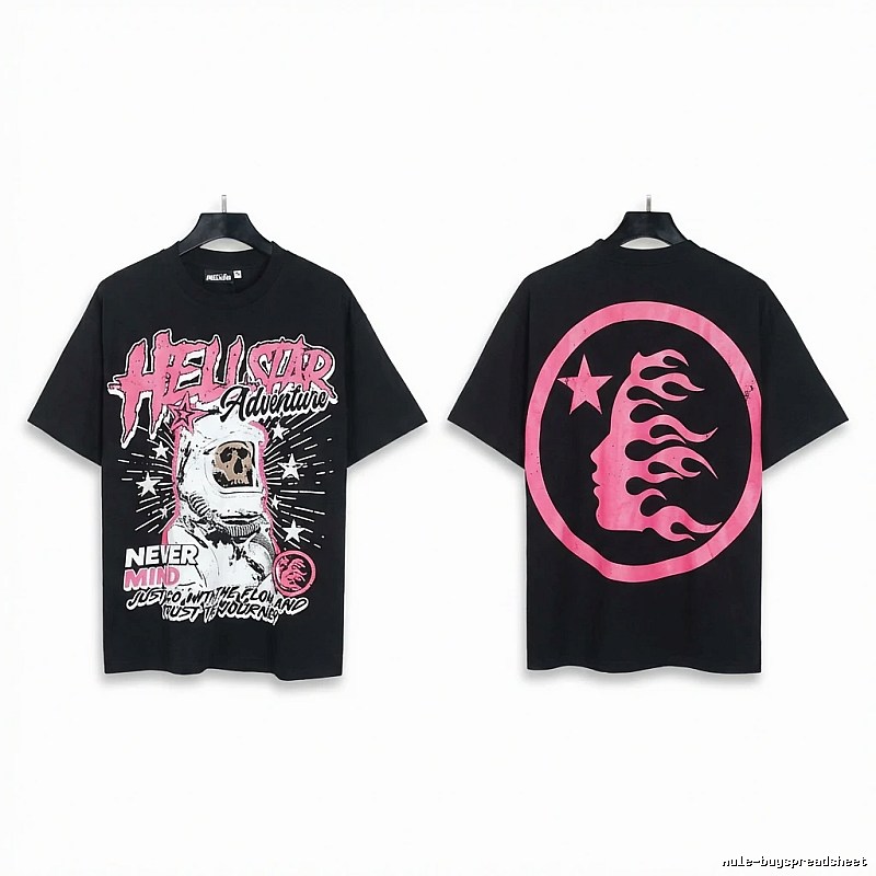 Hellstar Trendy and Cool Black Short-sleeve