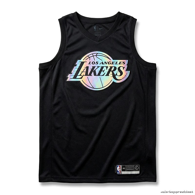 LBJ Lakers black trendy brand vest