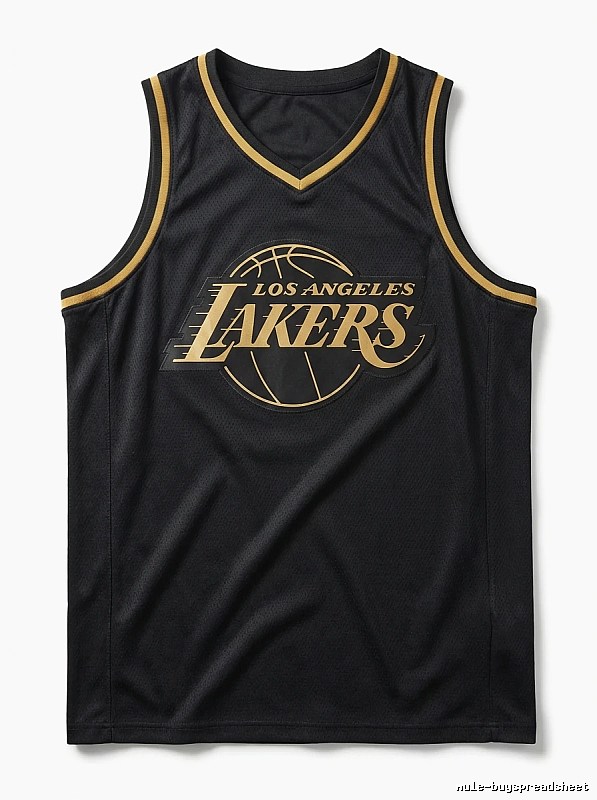 LBJ Lakers retro black jersey