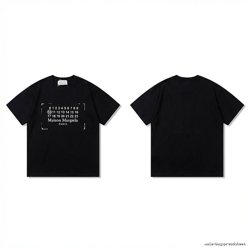 Maison Margiela Digital Style Black T-shirt