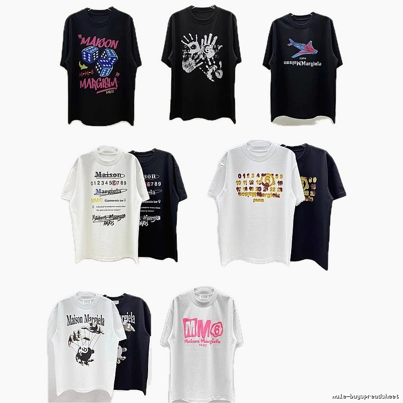 Maison Margiela MM6 Street Style Multi-color T-Shirt
