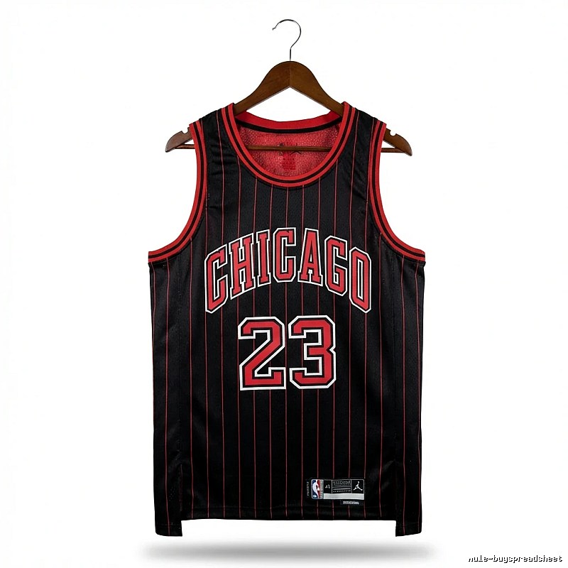 Michael Jordan retro black and red jersey