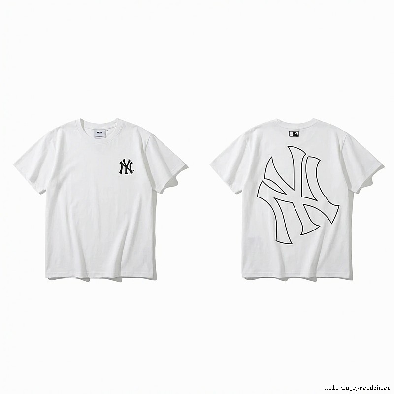 MLB New York Yankees minimalist style white T-shirt