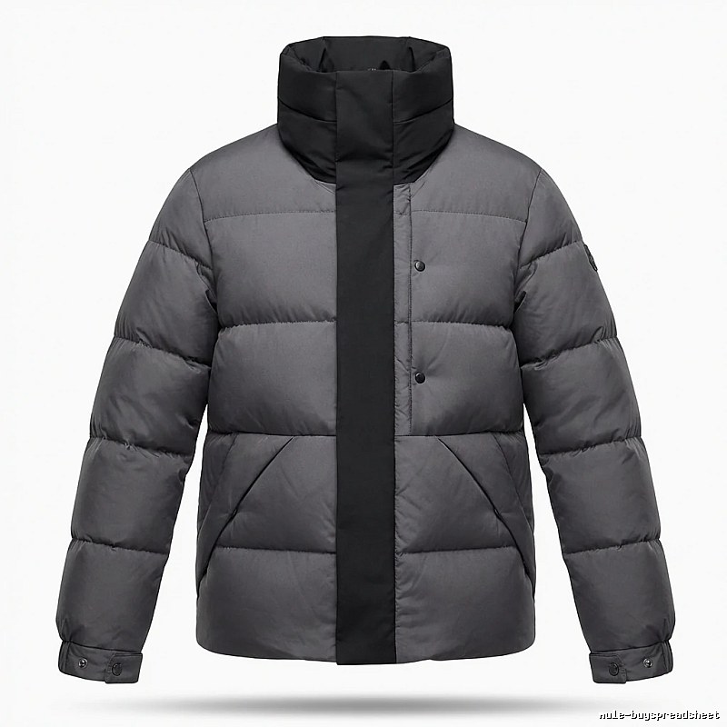 Moncler classic grey down jacket