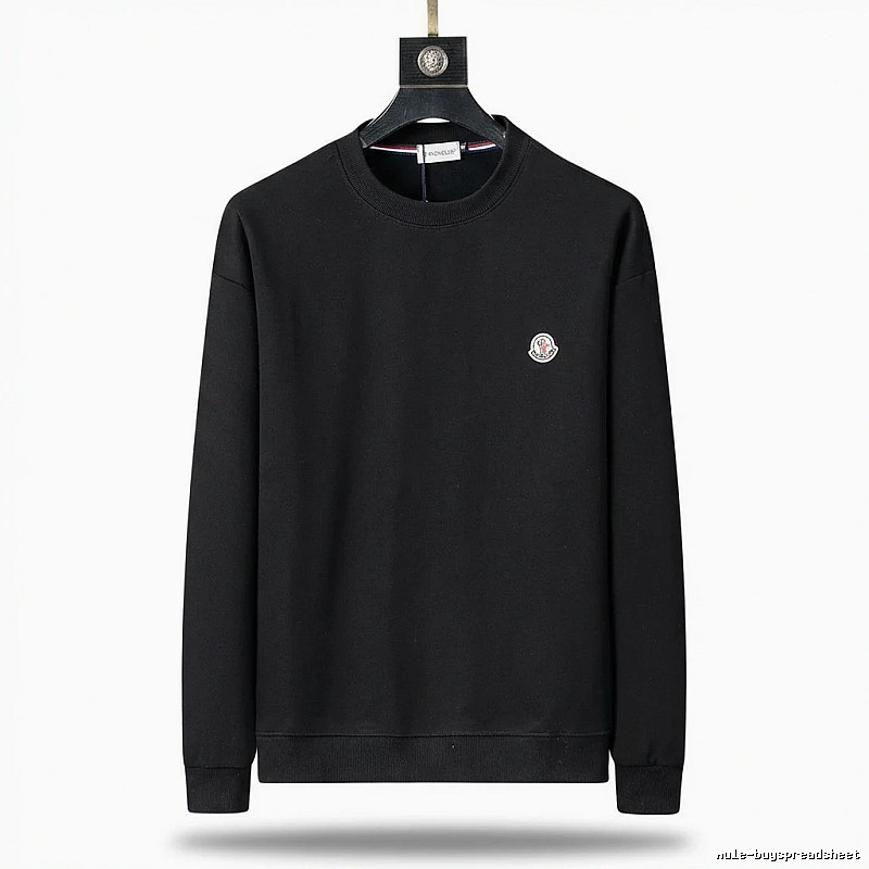 Moncler classic simple black sweatshirt