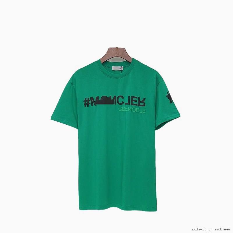 Moncler Grenoble Trendy Green Short-sleeve T-shirt