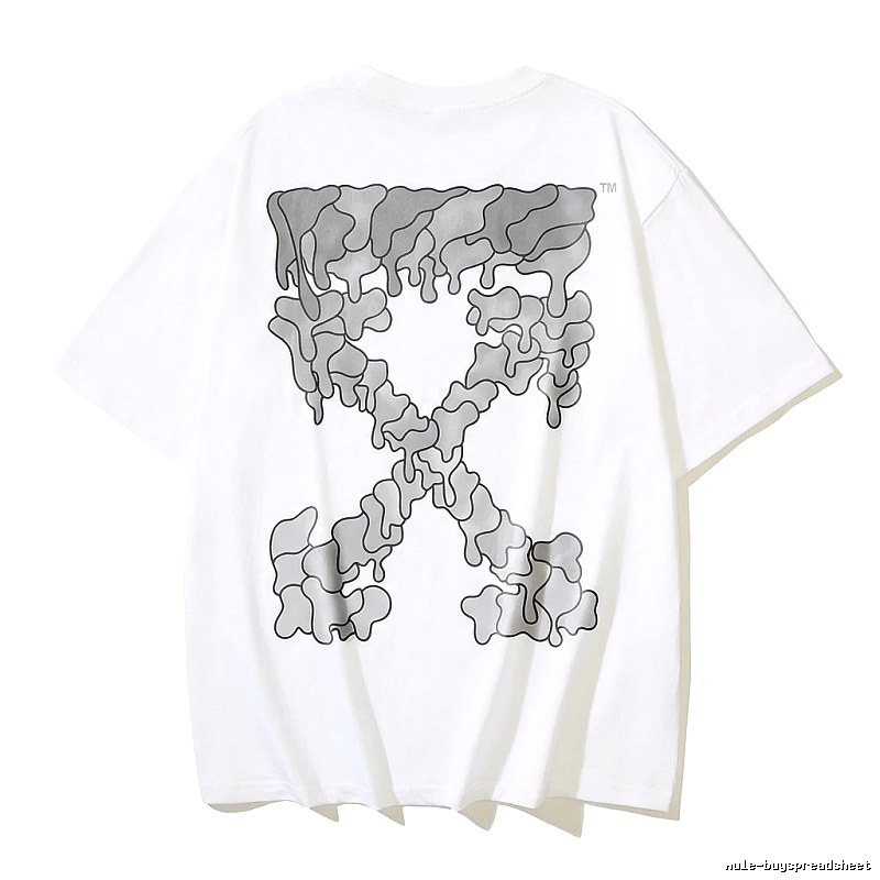 Off-White Gradient Style White T-shirt