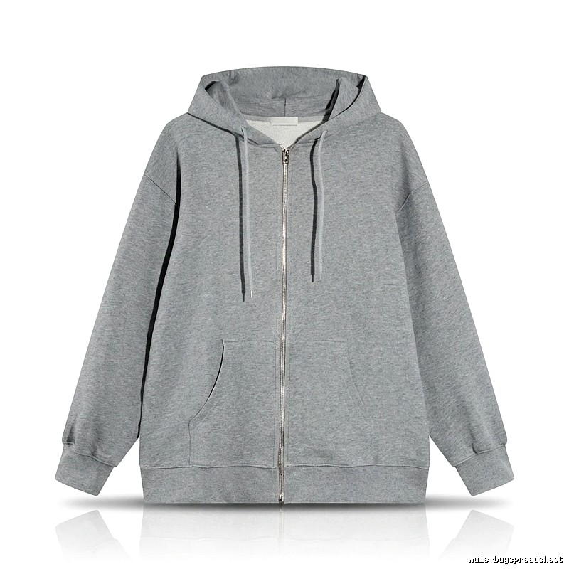 Other simple style hooded gray sweatshirt