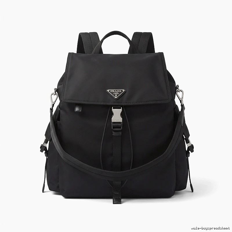 Prada classic black backpack