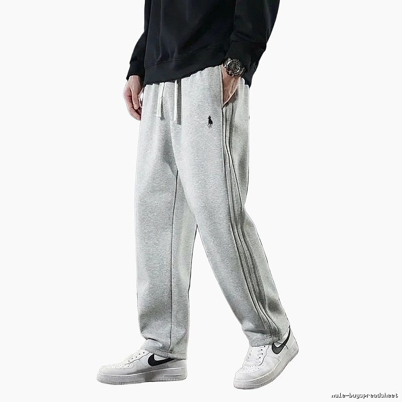 Ralph Lauren casual style fleece-lined grey pants