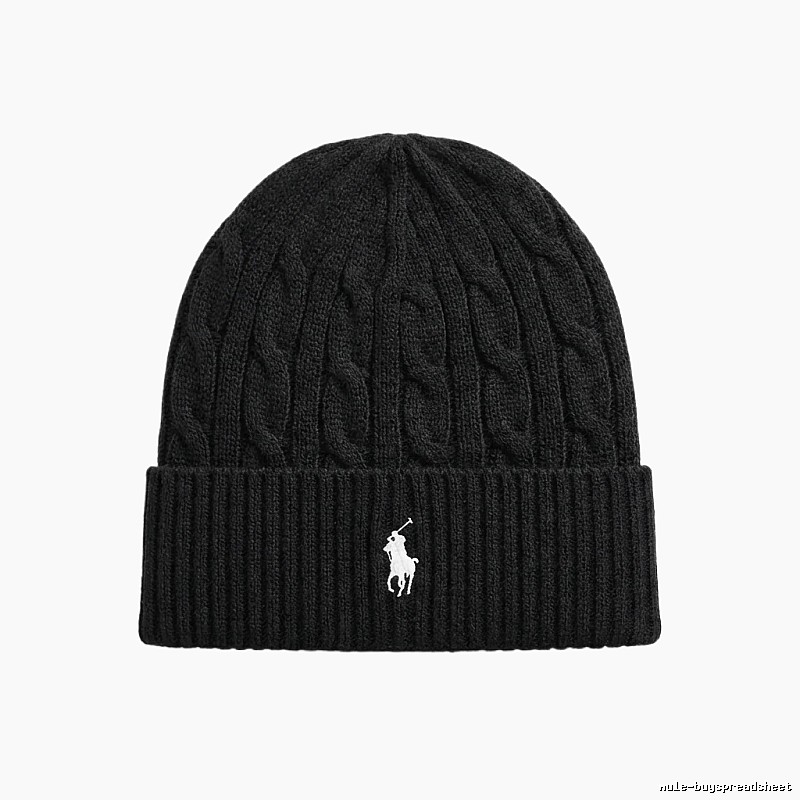 Ralph Lauren Polo Black Knitted Hat