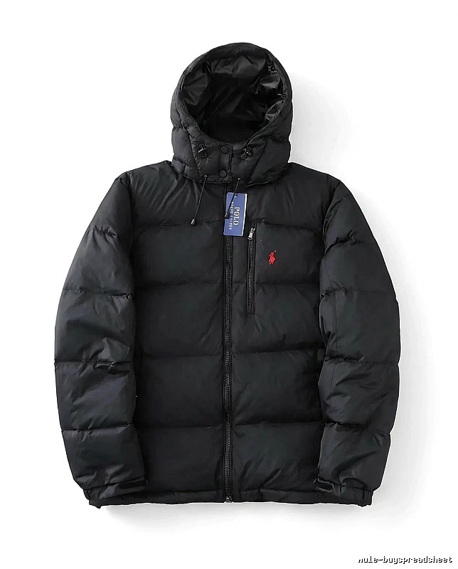 Ralph Lauren Polo Black Trendy Brand Down Jacket