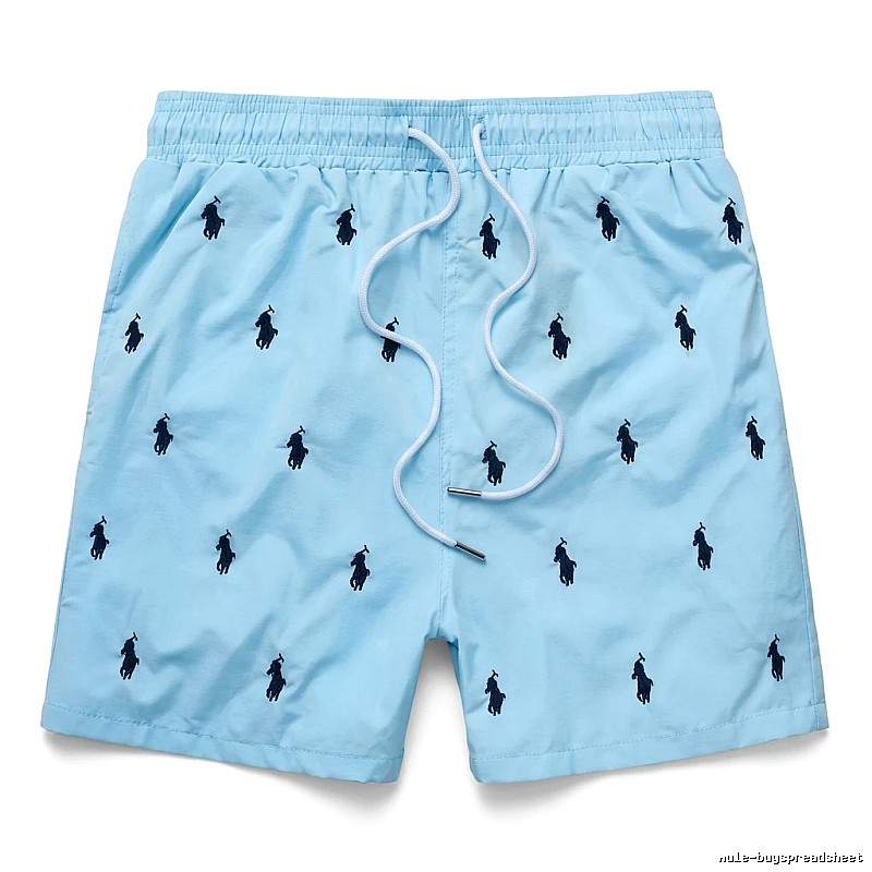 Ralph Lauren Polo style light blue shorts