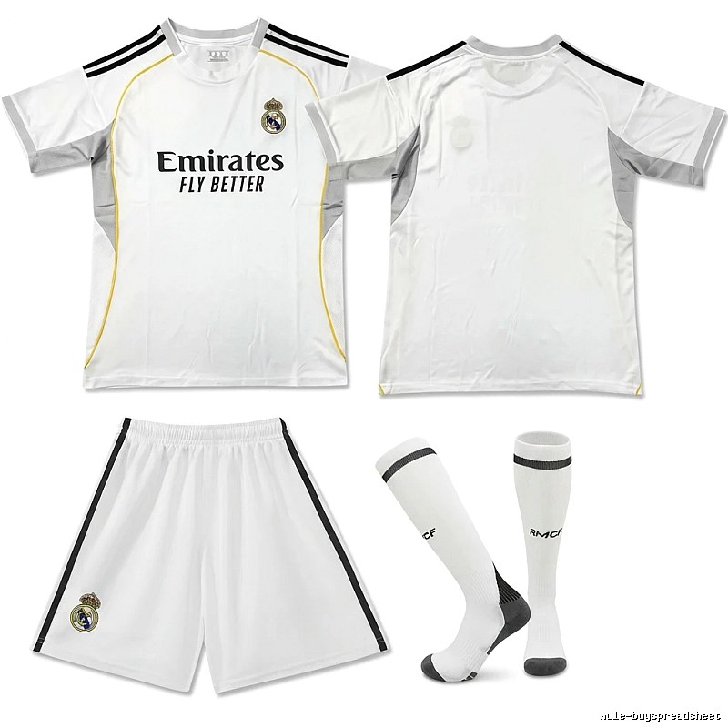 Real Madrid home court sportswear set