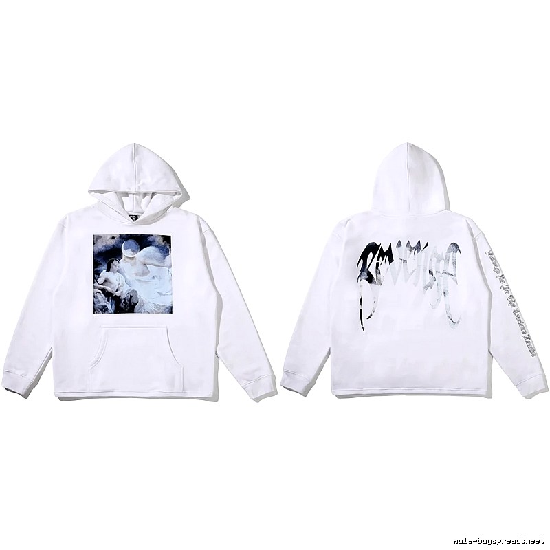 Revenge dark style white hoodie