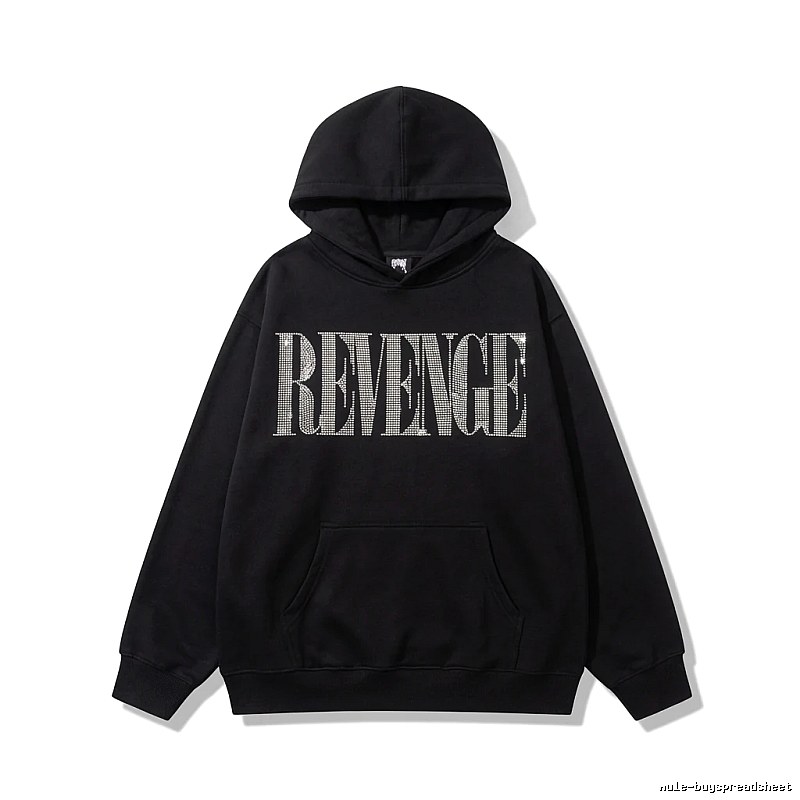 Revenge Letter Wind Black Hoodie