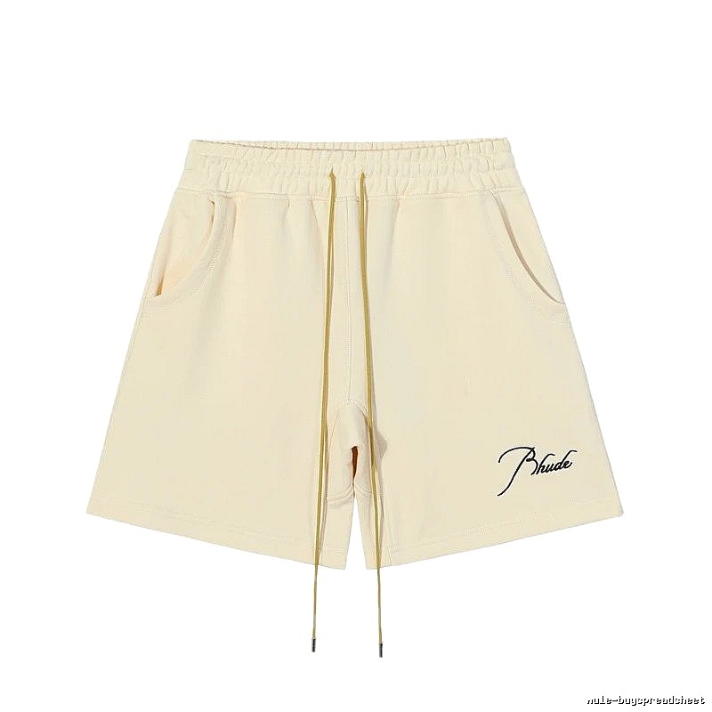 RHUDE Casual Style Beige Shorts