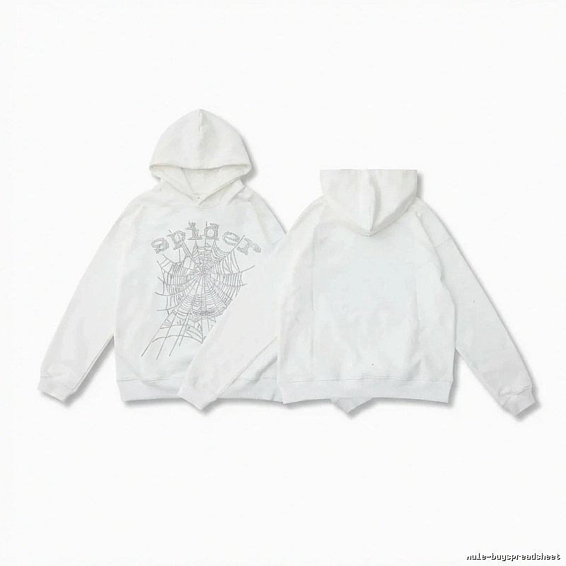 Sp5der Spider Series White Streetwear Sweatshirt