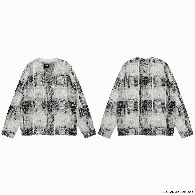 Stussy Gray Swirl Graphic SweatShirt Gift Ready