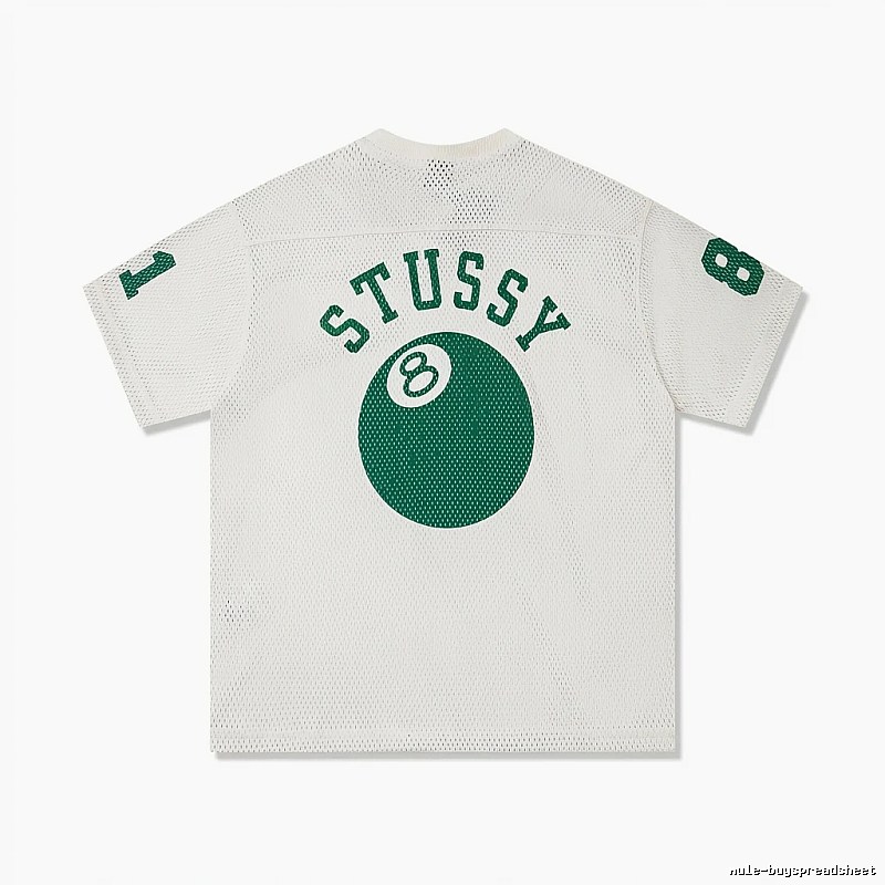 Stussy No.8 Ball White Trendy T-shirt