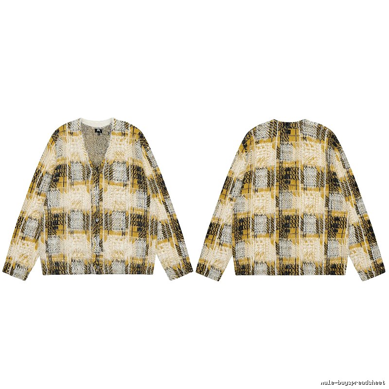 Stussy Yellow Swirl Graphic SweatShirt Warm Weather