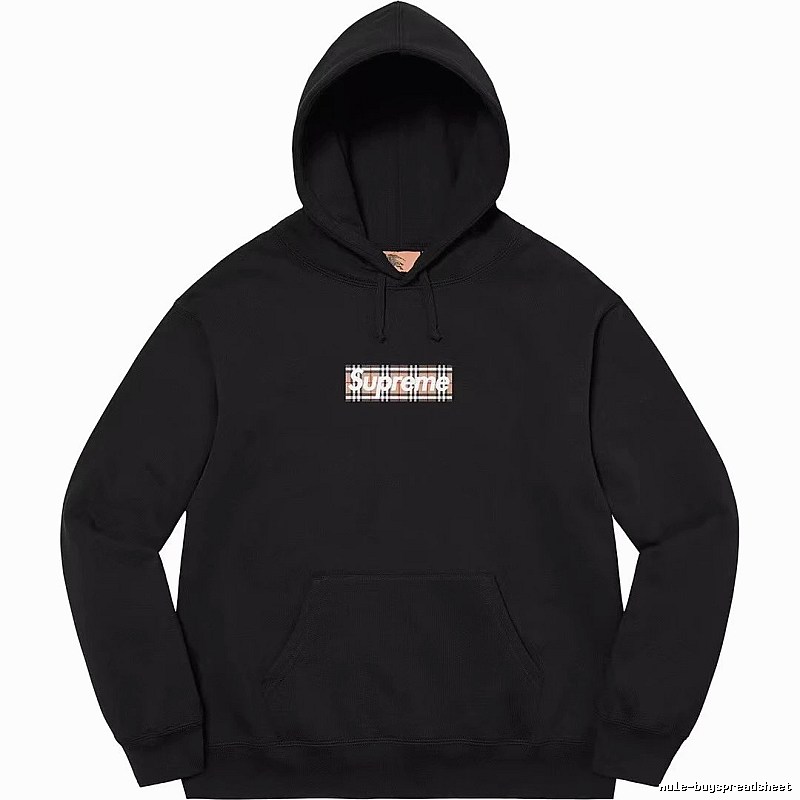 Supreme Monogram Logo hoodie Gray Red Oversized for Casual Outfits
