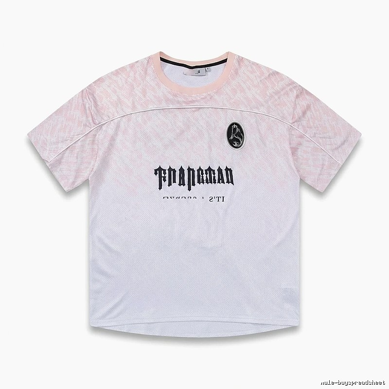 Trapstar Gradient Style Pink and White T-shirt