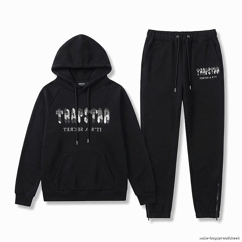 Trapstar letter-style black sweatshirt